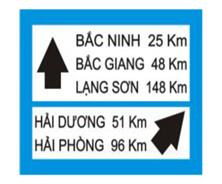 Biển báo Chỉ hướng đường (biển báo 414c)