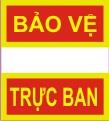 Băng đeo tay bảo vệ + trực ban