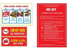 Bộ nội quy tiêu lệnh phòng cháy chữa cháy