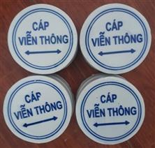 Mốc sứ báo cáp viễn thông